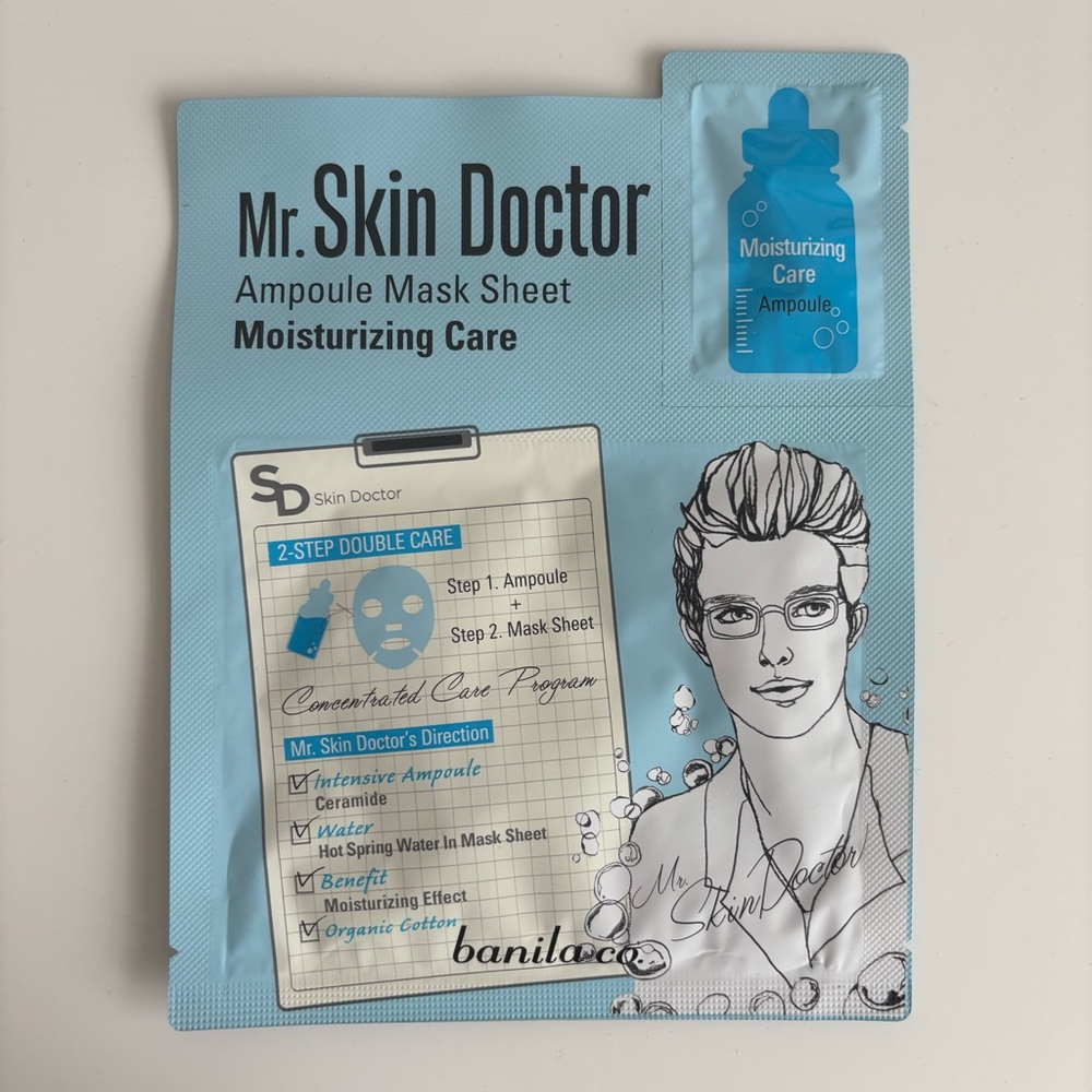 banila co. Mr. Skin Doctor Ampoule Mask Sheet Moisturizing Care
